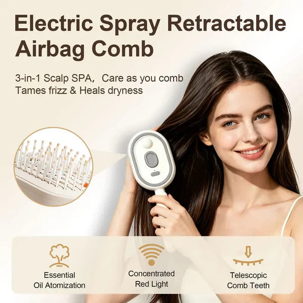 🔥Buy 1 Get 1 Free 🔥Electric Spray Air Cushion Massage Comb