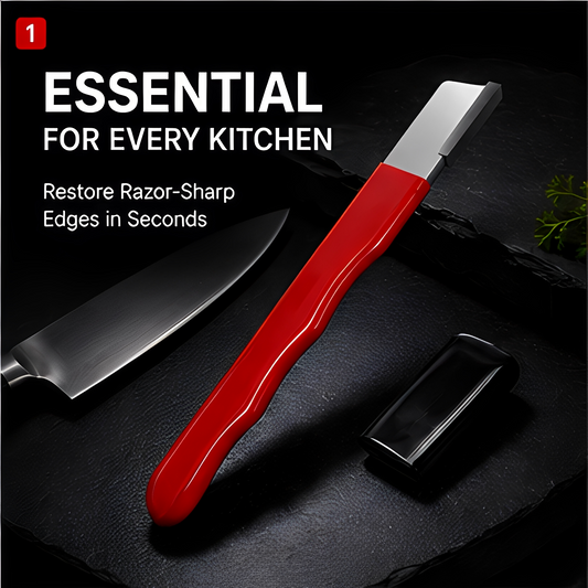 Portable Knife Sharpener – No Bulky Tools, 3-Step Fast Blade Honing