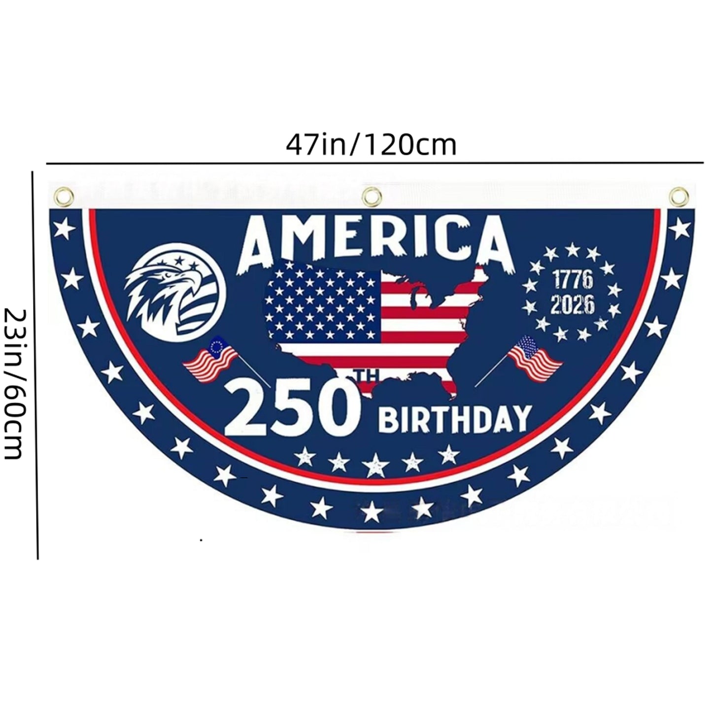Veteran-Made Quality / Handcrafted in USA-250th Anniversary Banners