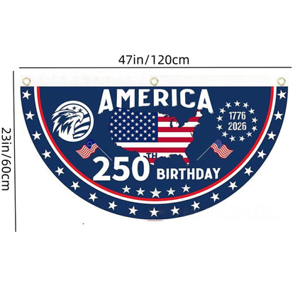 Veteran-Made Quality / Handcrafted in USA-250th Anniversary Banners