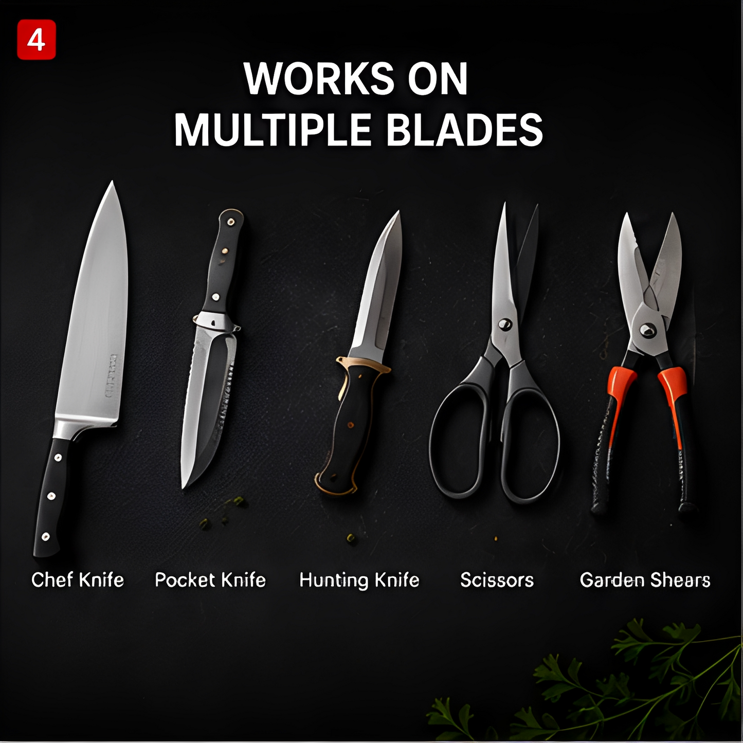 Portable Knife Sharpener – No Bulky Tools, 3-Step Fast Blade Honing