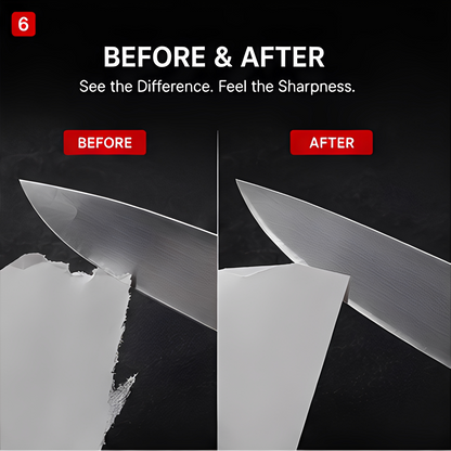 Portable Knife Sharpener – No Bulky Tools, 3-Step Fast Blade Honing