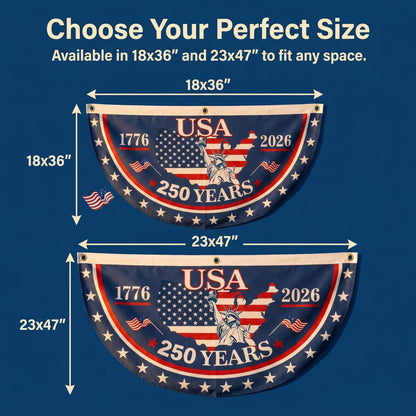 Veteran-Made Quality / Handcrafted in USA-250th Anniversary Banners