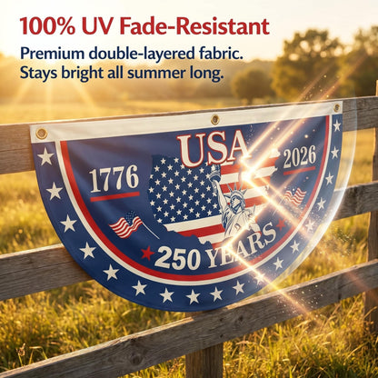 Veteran-Made Quality / Handcrafted in USA-250th Anniversary Banners